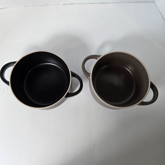 Lot Of 2 MIkasa, Ella  Stoneware Soup Bowls/Cups. - Picture 2 of 6